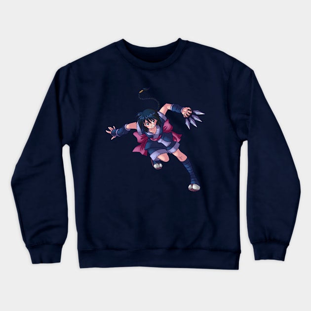 Misao from RUROUNI KENSHIN Crewneck Sweatshirt by IanDimas